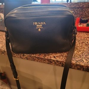 PRADA DOUBLE ZIP CAMERA BAG